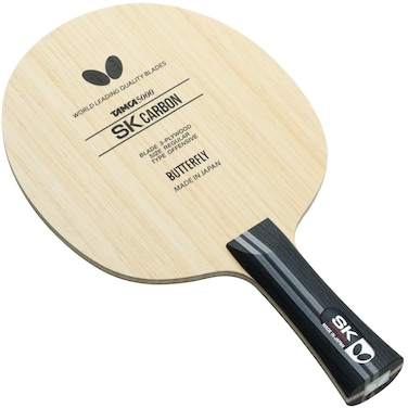 Butterfly SK Carbon Table Tennis Blade - TAMCA 5000 Carbon Fiber Blade - Professional Table Tennis Blade - Available in FL and ST Shakehand Handle Styles - Made in Japan
