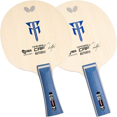 Butterfly Timo Boll CAF Table Tennis Blade - CA Fiber Blade - Timo Boll CAF Blade - Professional Table Tennis Blade - Available in FL and ST Handle Styles - Made in Japan