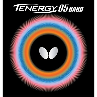Butterfly Tenergy 05 Hard Table Tennis Rubber Table Tennis Rubber   1.9 mm or 2.1 mm   Red or Black   1 Inverted Table Tennis Rubber Sheet   Professional Table Tennis Rubber