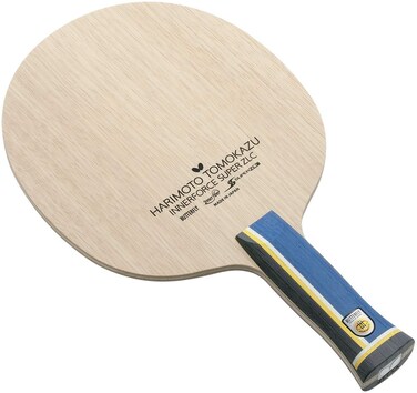 Butterfly Harimoto Innerforce Super ZLC Table Tennis Blade - Super ZL Carbon Blade - Professional Table Tennis Blade - Available in an, FL, and ST Shakehand Handle Styles - Made in Japan