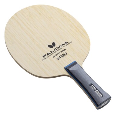 Butterfly Falcima Table Tennis Blade - 5-Ply All-Wood Blade - Professional Table Tennis Blade - Available in Flared Shakehand and Chinese Penhold Handle Styles, Natural, 1258FL