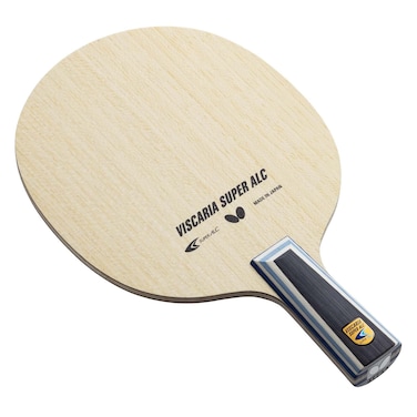 Butterfly Viscaria Super ALC Table Tennis Blade - Super Arylate-Carbon Fiber Blade - Professional Table Tennis Blade - Traditional or Reverse Backhand Chinese Penhold Handle Style - Made in