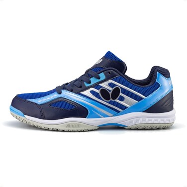 Butterfly Unisex Table Tennis Shoes, Navy-Blue, 5 US Men