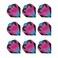 Peter Wright Snakebite Dart Flights - Full Range (Blue Pink)