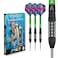 RED DRAGON Peter Wright Snakebite Black Strike: 26g Tungsten Darts Set with Flights and Stems