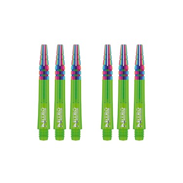 RED DRAGON Nitrotech Ionic Short Stems - Green - 2 Sets per Pack (6 Stems in Total)