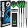 RED DRAGON Raider 1: 23 Gram Steel Tip Tungsten Darts Set - Green Style Set of Professional Darts with Shafts (Stems) and Flights - Choice of Colour Available