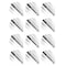 RED DRAGON Hardcore Radical Silver Flash Dart Flights - 4 Sets Per Pack (12 Dart Flights in Total)