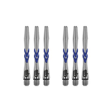 RED DRAGON Gerwyn Price Iceman V-Groove Aluminium Short Blue Stems