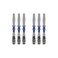 RED DRAGON Gerwyn Price Iceman V-Groove Aluminium Short Blue Stems