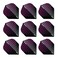RED DRAGON Hardcore Ionic Pink Circles Dart Flights - 3 Sets Per Pack (9 Dart Flights in Total)