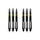 RED DRAGON Snakebite Double World Champion Black Medium Stems (shafts) - 2 Sets per Pack (6 Dart Stems in Total)