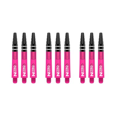 RED DRAGON Nitrotech Short Stems - Pink - 3 Sets per Pack (9 Stems in Total)