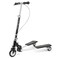 Xootz Kids Y Flicker Scissor Scooter, Folding 3 Wheel Tri Drifter Scooter with Adjustable Handlebars, White, One Size