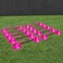 FORZA Marker Cone &amp; Hurdles Training Equipment   Develop Your Core Skills for Speed &amp; Agility Drills - Available in 3 Option Sets (Super Cone, Pink)