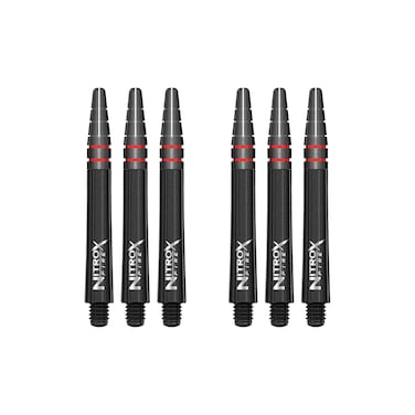 RED DRAGON Nitro Xfire Medium Dart Stems (Shafts) - 2 Sets per Pack (6 Stems in Total)