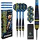 RED DRAGON Luke Humphries Coolhand 22g Brass Darts Set with Flights and Shafts (Stems) Including Checkout Card