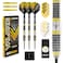 RED DRAGON Valore 22g Brass Steel Tip Darts Set with Dart Flights and Dart Shafts (Stems) Including Darts Wallet