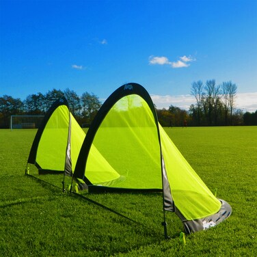 FORZA Flash Pop-Up Soccer Goals   Portable Pro Soccer Nets [2.5ft, 4ft &amp; 6ft]   Soccer Goals for Backyard   Soccer Training Equipment   Pop Up Soccer Goal
