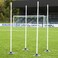 FORZA Boundary Poles   4.5ft l Multi-Purpose Boundary Poles with Optional Weighted Bases   Football Training Equipment   Multi Sports Equipment - Fitness &amp; Speed [Pack of 4] (Without Rubber Base)