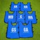 FORZA Netball Team Pinnies/Scrimmage Vest [7 Pack] - 3 Sizes (Blue, Senior)