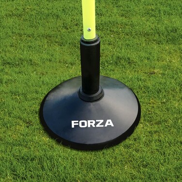 FORZA Slalom Pole Rubber Base - Heavy Duty Weighted Rubber Bases - 5lbs Indoor or Outdoor Base [1 Pack]