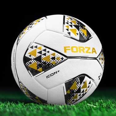 FORZA Icon+ Official Match Soccer Ball - Pinnacle Performance   for Elite International Clubs   Unmatched Construction (Size 4, Pack of 1)