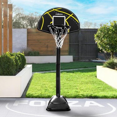 FORZA Mini Basketball Backboard &amp; Hoop   Perfect for Kids, Height Adjustable [Optional Basketball &amp; Pump] (Post Only)