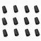 TREKOLOGY Trekking Pole Tips - 12pc/Set Walking Stick Tips Hiking Pole Tips Rubber Tips - Walking Sticks Replacement Tip Protectors - 11mm Hole Diameter - Fit Most Standard Hiking Poles Black