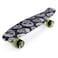 Skateboard Plastic Cruiser Ridge Mini Skate 22 Inches/56 cm Vintage Complete Skateboard (Skulls)