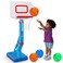 Toddler Basketball Hoop Indoor Mini Adjustable Basketball Goal with Ball Pump for Boys Girls Outdoor Toys for Backyard Game Outside Basketball Toy for Kids Age 2-4 3-5 6 7 4-8 Christmas Birthday Gifts