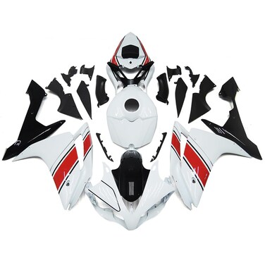 ABS Plastic Fairing Kit Fit for Yamaha YZF1000 R1 2007 2008 yzf r1 07 08 Fairings Injection Bodywork Full Body Kit-White Red