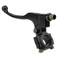 HIAORS 7/8" Universal Motorcycle Black Left Clutch Brake Handle Lever Perch for CRF XR 80 100 CRF80 XR200 SSR 125cc Coolster Roketa Baja X-Treme Pit Dirt Motor Bike Motocross Parts