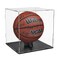 Basketball Display Case Stand,Clear Acrylic Display Case for Action Figures Toys Collectibles,Soccer Ball Display Case,Need self-Assembly(9.8x9.8x11inch;25x25x28cm)