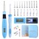 INMAKER Light up Crochet Hooks Ergonomic Soft Grip, Large Counting Crochet Hook Set Digital, Lighted Crochet Needles Kit with Case