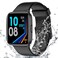 Fitness Tracker Watch with Heart Rate Monitor, Large Screen Activity Tracker with Pedometer, Sleep Monitor, Calories &amp; Step Counter, 5ATM Waterproof Smart Watch for Women Men Fitness Watch for Sports