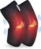 COMFIER Heated Knee Massager with Heating Pad for Knee Pain Relief,Valentines Day Gifts for Men Women Dad Mom,Knee Warmers Wrap, FSA or HSA Eligible,Heated Knee Pad for Men Women Seniors
