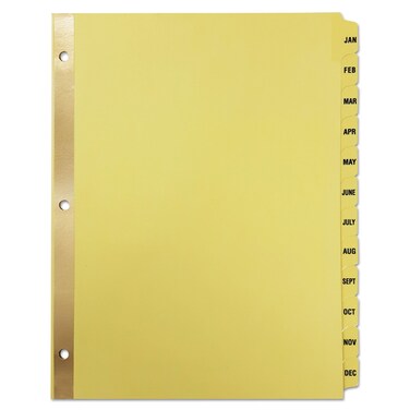 UNV20814 - Plastic Coated Tab Dividers