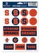 WinCraft NCAA Syracuse University Orange 5" x 7" Sticker Set (17 Stickers on 1 Sheet)