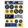 Wincraft MLB Milwaukee Brewers 27169012 Vinyl Sticker Sheet, 5" x 7