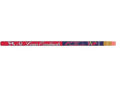 MLB St. Louis Cardinals Pencil (6 Pack), Team Color, One Size