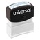 Universal UNV10157 Pre-Inked Scanned Message Stamp - Blue Ink