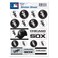 Wincraft MLB Chicago White Sox Vinyl Sticker Sheet, 5" x 7