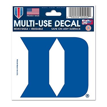 Wincraft NCAA Duke University 53415014 Multi-Use Decal, 3" x 4