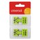 Universal UNV99008 Deluxe Sign and Date Message Arrow Flags - Green (100/Pack)