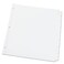 Universal 20818 Write-On/Erasable Indexes, Eight White Tabs, Letter, White