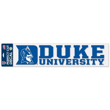 WinCraft NCAA Duke University Perfect Cut Decals, 4" x 17