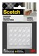 Scotch Clear Adhesive Bumper Pads 40 PCS, Self-Stick Rubber Pads 1/2" Round, Cabinet Door Rubber Bumpers, Designed to Protect Cabinets and Drawers, Sound Dampening, Transparent (SP951-NA)