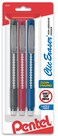Pentel Clic Retractable Eraser with Grip, 3 Pack