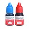 Accu-Stamp Ink Refill, Pre-Inked, Red &amp; Blue
